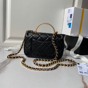 Chanel AS4847 Mini Flap bag With top handle Black - Default Title - View 2