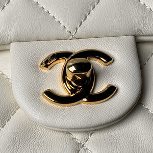 Chanel AS4847 Mini Flap bag With top handle White - Default Title - View 3