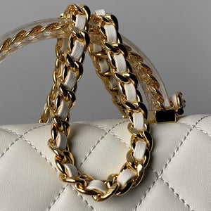 Chanel AS4847 Mini Flap bag With top handle White - Default Title - View 5