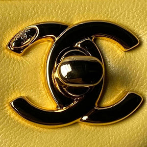 Chanel AS4847 Mini Flap bag With top handle Yellow - Default Title - View 3