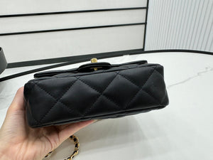 Chanel AS4848 Mini Flap bag With top handle Black - Default Title - View 6