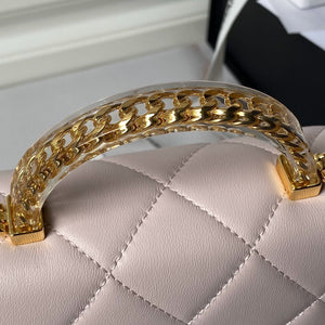 Chanel AS4848 Mini Flap bag With top handle Pink - Default Title - View 4