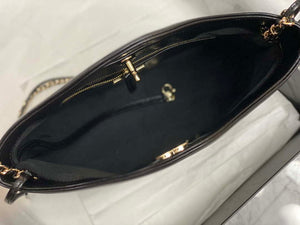 Chanel AS4853 Shopping Bag Shiny Lambskin & Gold-Tone Metal Black - Default Title - View 6