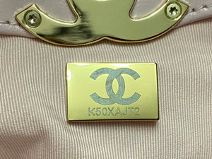 Chanel AS4854 Shopping Bag Shiny Lambskin & Gold-Tone Metal Ligth Pink - Default Title - View 9