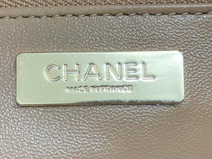 Chanel AS4854 Shopping Bag Shiny Lambskin & Gold-Tone Metal Brown - Default Title - View 8