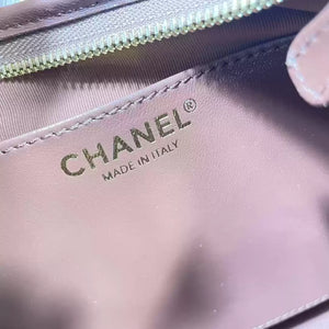 Chanel AS4922 Small Hobo Shiny Lambskin & Gold-Tone Metal Brown - Default Title - View 9