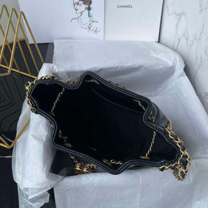 Chanel AS5094 Shopping bag Bucket Drawstring 24c Bag Black - Default Title - View 6