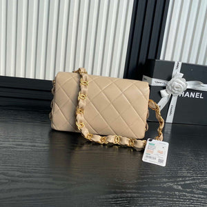 Chanel AS5176 Flap Bag 24K Lambskin Apricot - Default Title - View 2