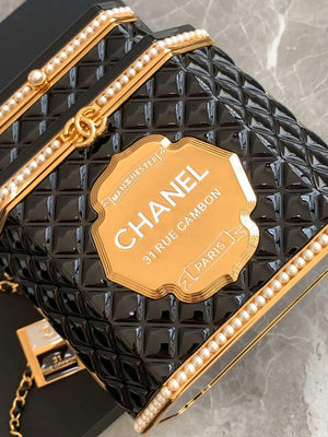 Chanel AS4954 Evening Small box tea can Black - Default Title - View 6
