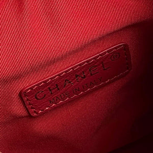 Chanel AS5220 Small Camera Case Bag Shiny Crumpled Lambskin & Gold-Tone Metal Red - Default Title - View 9