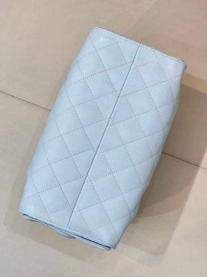 Chanel AS5293 Small Hobo Calfskin & Gold-Tone Metal Blue - Default Title - View 2