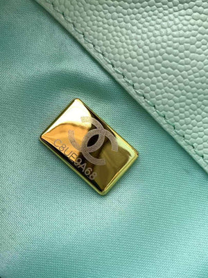 Chanel AS5293 Small Hobo Calfskin & Gold-Tone Metal Green - Default Title - View 2