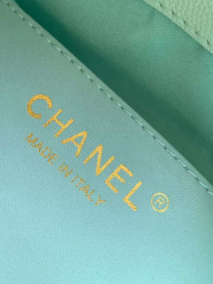 Chanel AS5293 Small Hobo Calfskin & Gold-Tone Metal Green - Default Title - View 8