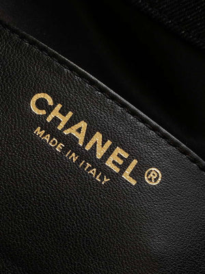 Chanel AS5293 Small Hobo Canvas & Gold-Tone Metal Black - Default Title - View 9