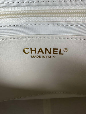 Chanel AS5339 Small Hobo Shiny Lambskin & Gold-Tone Metal White - Default Title - View 9