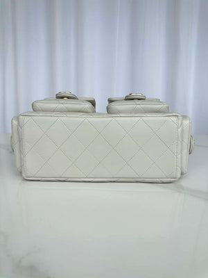 Chanel AS5339 Small Hobo Shiny Lambskin & Gold-Tone Metal Light Green - Default Title - View 4