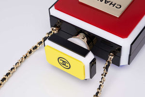 Chanel AS5341 Evening Bag Plexi Enamel & Gold-Tone Metal Multicolor - Default Title - View 3