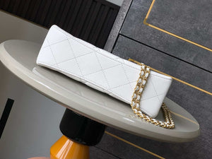 Chanel AS5413 25P Limited Edition Pearl Small Tote Bag White Lambskin - Default Title - View 5