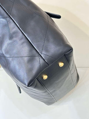 Chanel AS5466 25SS Large Shopping Bag Calfskin & Gold-Tone Metal Black - Default Title - View 18