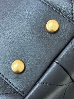 Chanel AS5466 25SS Large Shopping Bag Calfskin & Gold-Tone Metal Black - Default Title - View 19