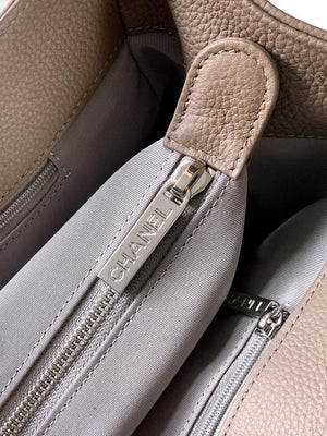 Chanel AS6055 Cerf Leather Exterior Small Tote Bags Gray - Default Title - View 6