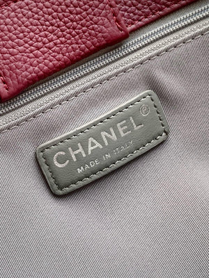 Chanel AS6055 Cerf Leather Exterior Small Tote Bags Bag Wine Red - Default Title - View 9