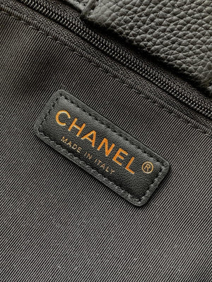 Chanel AS6055 Cerf Leather Exterior Small Tote Bags Bag Black - Default Title - View 9