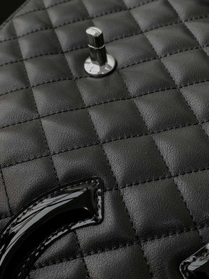 Chanel AS6338 Airport Bag 25P Shopping Bag Black With Black CC - Default Title - View 7