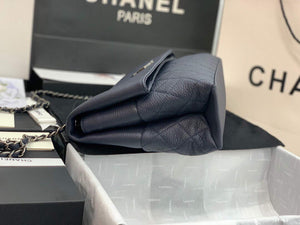 Chanel AS8095 Chanel Flap bag Calfskin Navy blue - Default Title - View 5