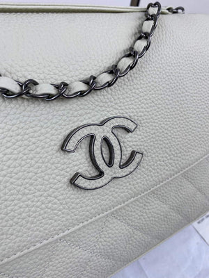 Chanel AS8095 Chanel Flap bag Calfskin White - Default Title - View 3