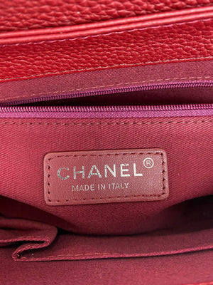 Chanel AS8095 Chanel Flap bag Calfskin Wine Red - Default Title - View 9
