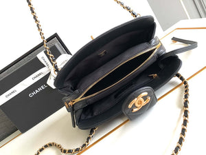 Chanel AS8890 Lambskin 24A MAX Mini Shopping Bag Black - Default Title - View 9