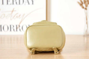 Chanel Backpack Duma Yellow Lambskin CC AS2908 Gold - Default Title - View 5