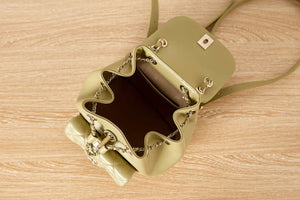 Chanel Backpack Duma Yellow Lambskin CC AS2908 Gold - Default Title - View 7