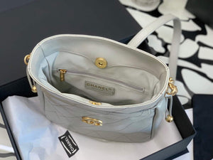 Chanel Bucket Bag 99128 Shoulder bag Gray - Default Title - View 8