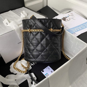Chanel Bucket Bag Lambskin AS3116 Black - Default Title - View 2