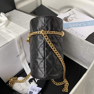 Chanel Bucket Bag Lambskin AS3116 Black - Default Title - View 5