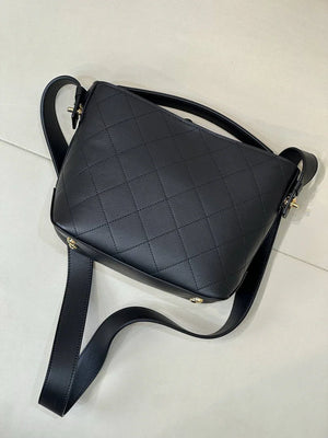 Chanel Bucket Bag Lambskin & Gold-Tone Metal AP6268 Black - Default Title - View 8