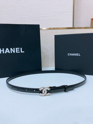 Chanel CC resin white with chain teeth gold and silver logo buckle 1.5cm AA0922 - '--Please Select-- - View 1