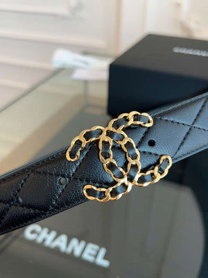 Chanel CC Sheepskin leather 3.0cm belt AA0941 - '--Please Select-- - View 4