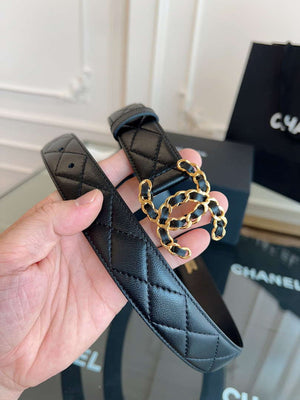 Chanel CC Sheepskin leather 3.0cm belt AA0941 - '--Please Select-- - View 6