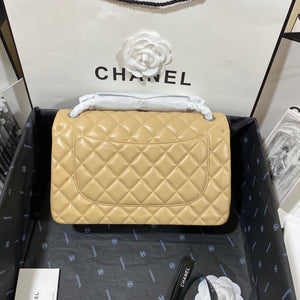 Chanel CF A01113 Classic Flap Bag in Lambskin Apricot - Default Title - View 2