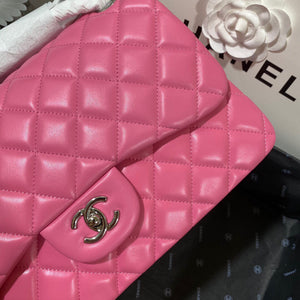 Chanel CF A01113 Classic Flap Bag in Lambskin Pink - Default Title - View 4
