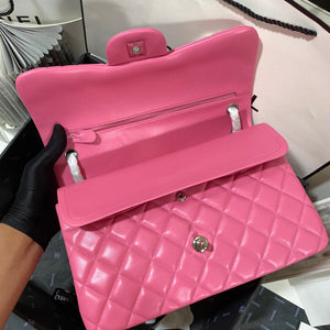 Chanel CF A01113 Classic Flap Bag in Lambskin Pink - Default Title - View 8