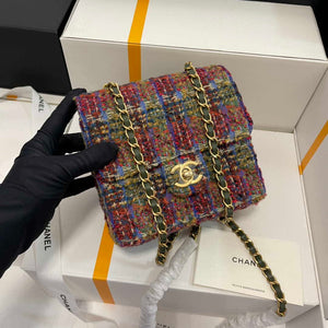 Chanel CF A1115 Mini Flap Bag Wool Tweed - Default Title - View 1