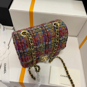 Chanel CF A1115 Mini Flap Bag Wool Tweed - Default Title - View 3