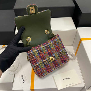 Chanel CF A1115 Mini Flap Bag Wool Tweed - Default Title - View 5