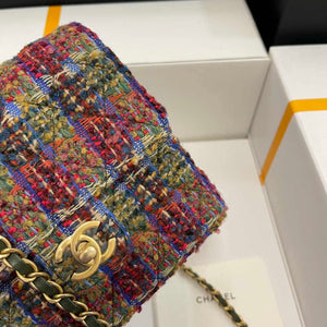 Chanel CF A1115 Mini Flap Bag Wool Tweed - Default Title - View 6