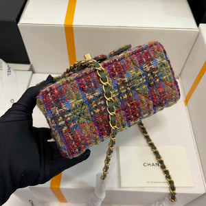 Chanel CF A1115 Mini Flap Bag Wool Tweed - Default Title - View 9