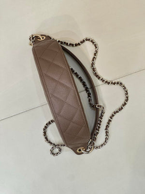 Chanel Clutch with chain Lambskin & Gold-Tone Metal AP5094 Dark Brown - Default Title - View 9
